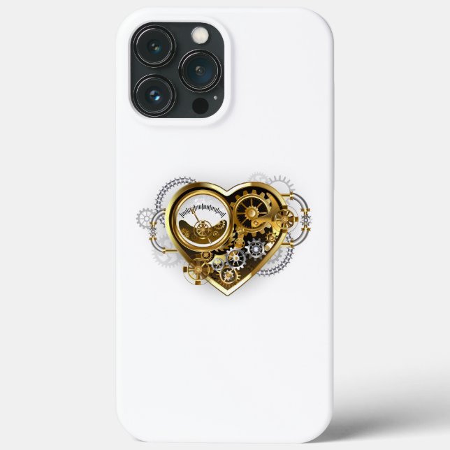 Steampunk Heart med en Manometer (Baksida)