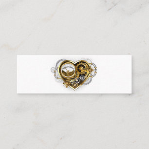 Steampunk Heart med en Manometer Lojalitetskort