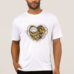 Steampunk Heart med en Manometer T Shirt