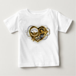 Steampunk Heart med en Manometer T Shirt