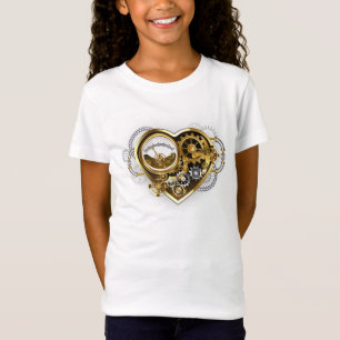Steampunk Heart med en Manometer T Shirt