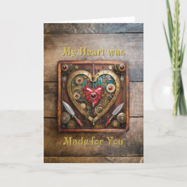 Steampunk Heart Rubies and daggers for Warriors Tack Kort