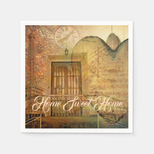 Steampunk Heart, Window & Clock Pappersservett
