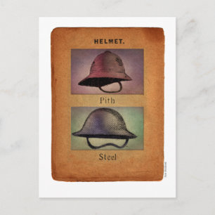 Steampunk Helms Vykort