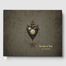 Steampunk-hjärta Gästböcker
