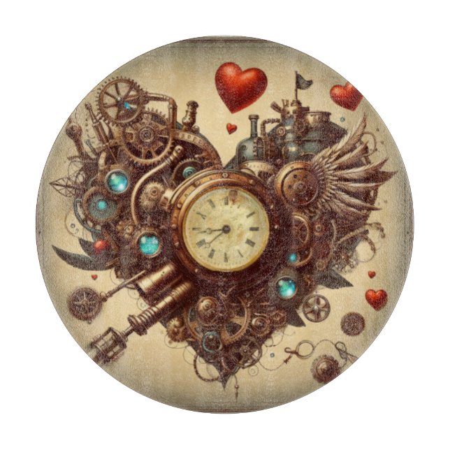 Steampunk hjärta/valentins dag (Framsidan)