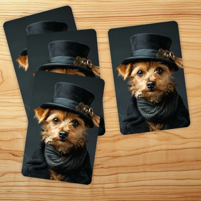 Steampunk Hund Casinokort (Skapare uppladdad)