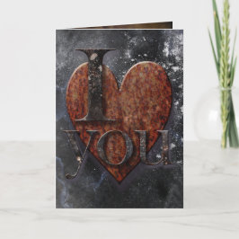 Steampunk I Kärlek You Valentine Helgkort