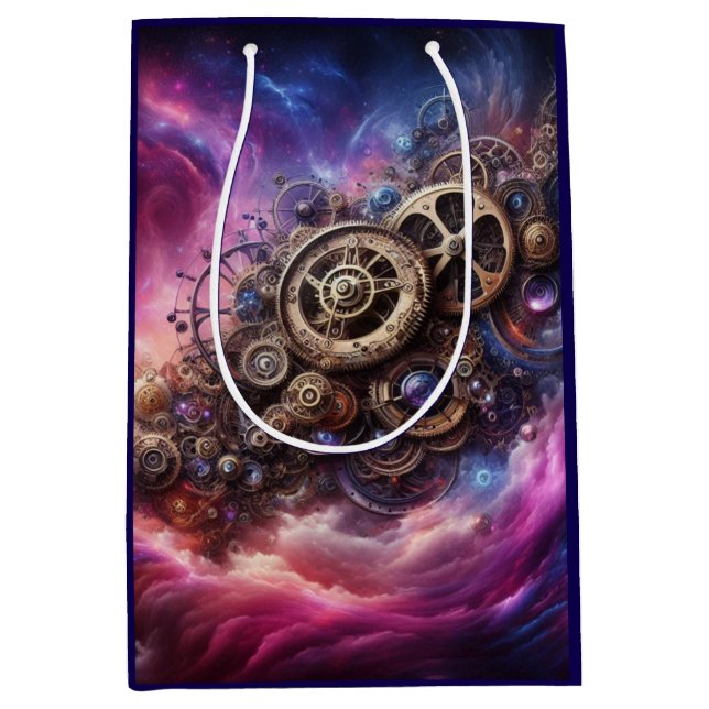 Steampunk Industrial Clockwork Lila and Rosa (Framsidan)