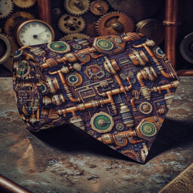 Steampunk Industrial Custom Necktie Tie Slips (Skapare uppladdad)