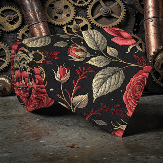 Steampunk Industrial Custom Necktie Tie Slips