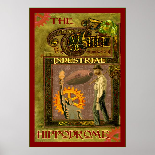 SteamPunk ~ Industrial Hippodrome Poster (Framsidan)