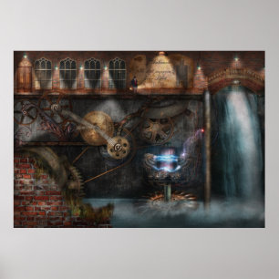 Steampunk - industriellt samhälle poster