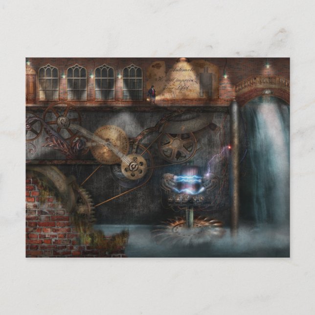 Steampunk - Industrisamhället Vykort (Framsida)