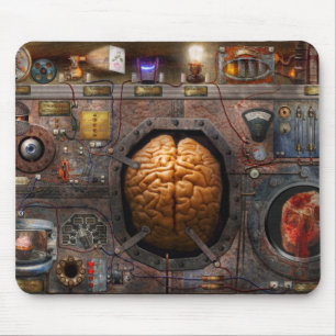 Steampunk - informationsöverbelastning musmatta