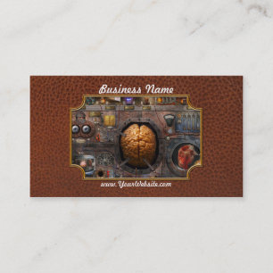 Steampunk - informationsöverbelastning visitkort