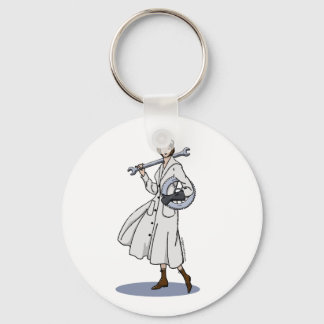 Steampunk Ingenjör Nyckelring