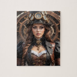 Steampunk Inspired Graphic jigszawa puzzle Pussel