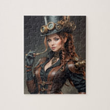 Steampunk Inspired Graphic Jigszle Puzzle