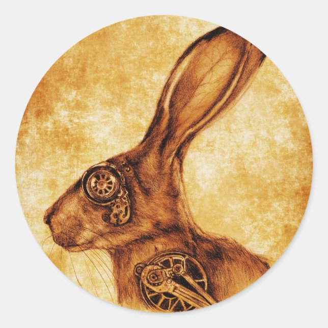 STEAMPUNK-JACK RUNT KLISTERMÄRKE (Framsida)