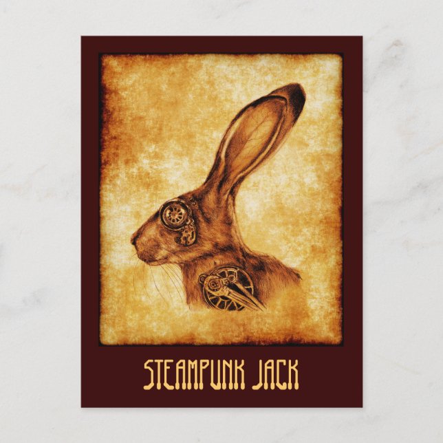 STEAMPUNK JACK VYKORT (Framsida)