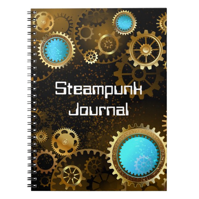 Steampunk Journal Anteckningsbok (Framsidan)