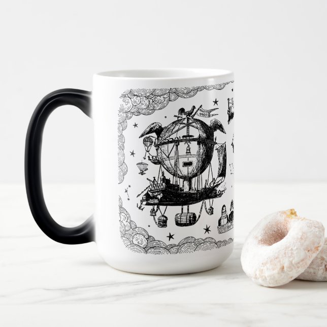 Steampunk Journey Mug Magisk Mugg (Med munk)