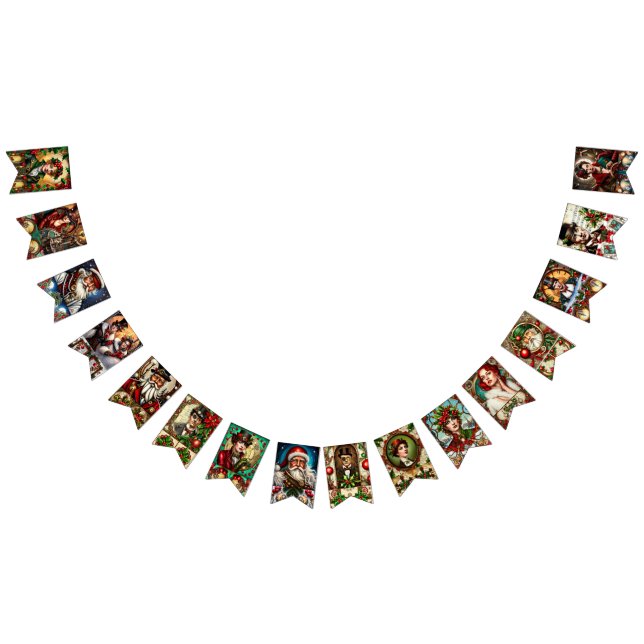 Steampunk jul vimplar (Alla)