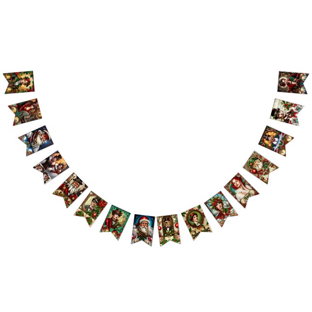 Steampunk jul vimplar (Alla)