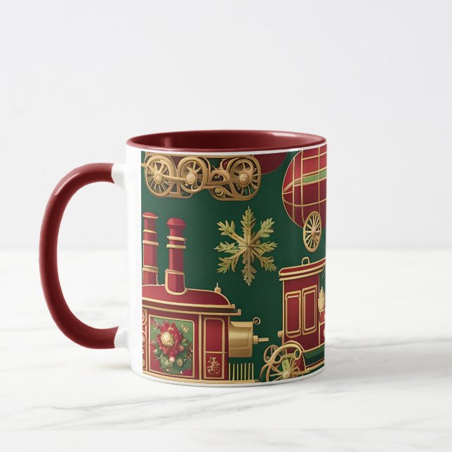 steampunk juldekorationer kaffekopp (Vänster)