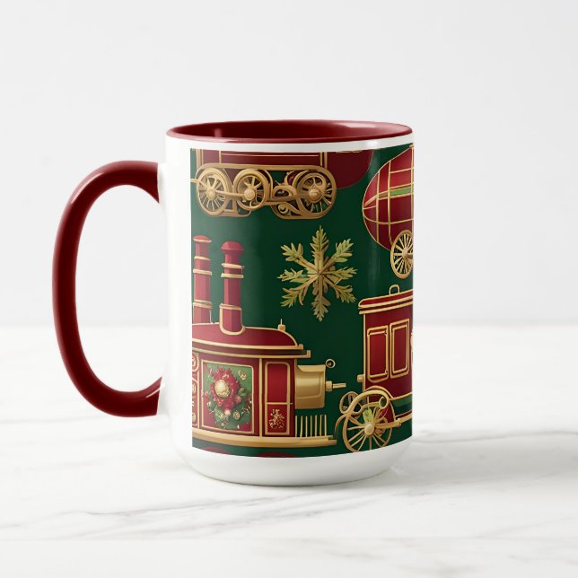 steampunk juldekorationer kaffekopp (Vänster)