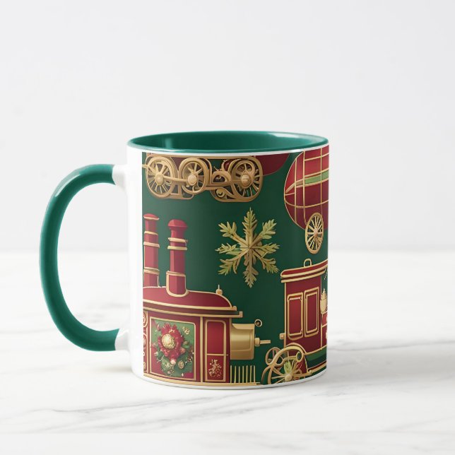 steampunk juldekorationer kaffekopp (Vänster)