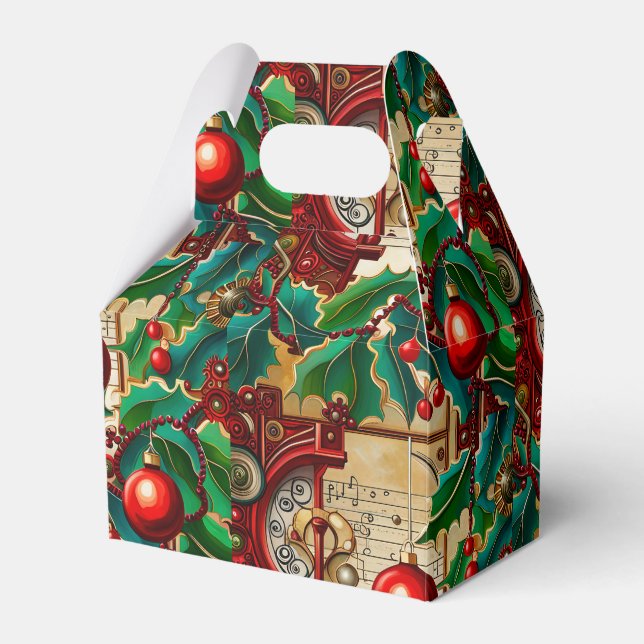 Steampunk - juldesign presentaskar (Framsidan Sidan)