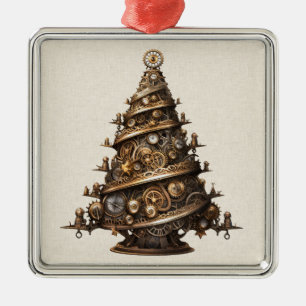 Steampunk Julgran Ornament