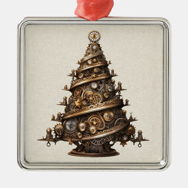 Steampunk Julgran Ornament (Framsidan)