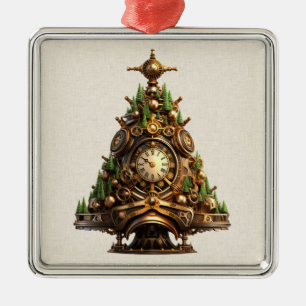 Steampunk Julgran Ornament