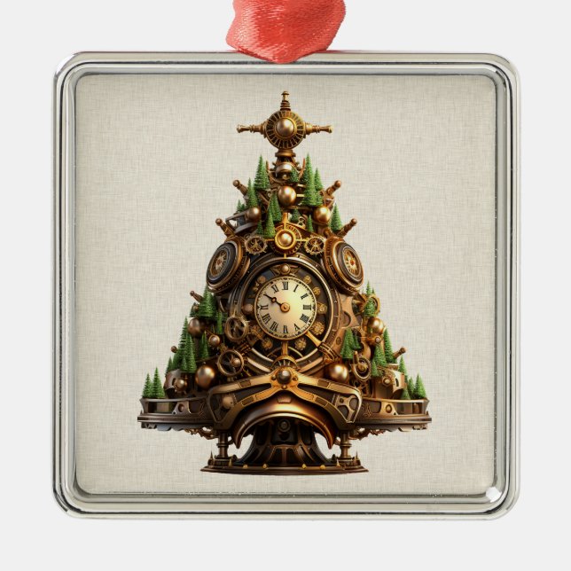 Steampunk Julgran Ornament (Framsidan)