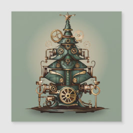 Steampunk Julgran Vintage Retro Stil
