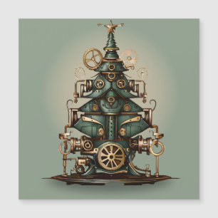 Steampunk Julgran Vintage Retro Stil