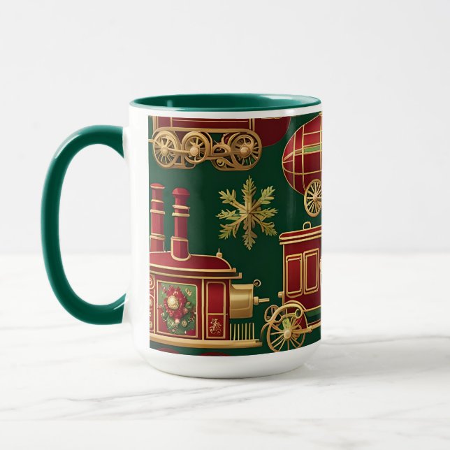 steampunk julgransprydnader kaffemugg (Vänster)