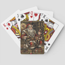 Steampunk Jultomtes verkstad  Casinokort