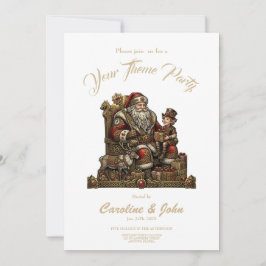 Steampunk Jultomtes verkstad  Inbjudningar