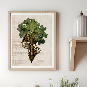Steampunk kale, kök poster