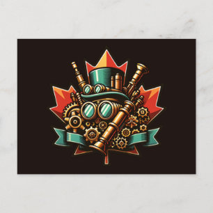 Steampunk Kanada-dagen Vykort