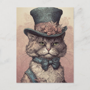 Steampunk Kat vykort