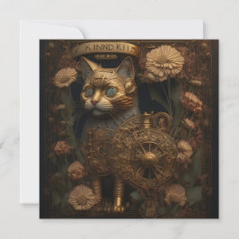 Steampunk Katt Gotisk Digital Konst