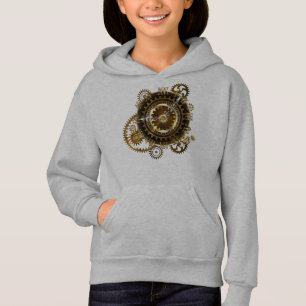 Steampunk klocka med antika växlar t shirt