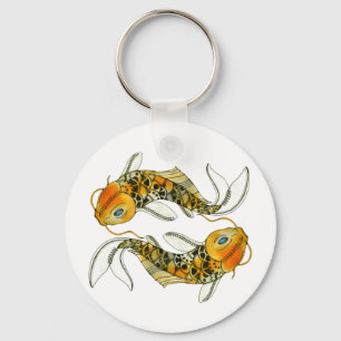 Steampunk Koi Nyckelring