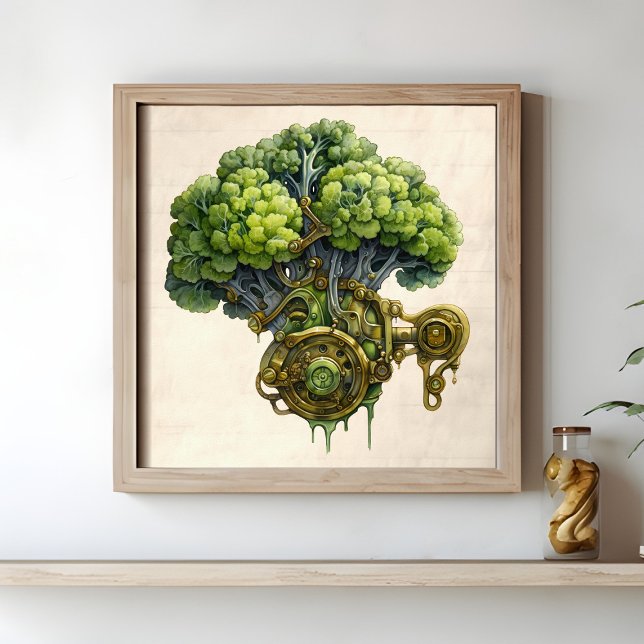 Steampunk kökskonst, Broccoli Poster (Skapare uppladdad)