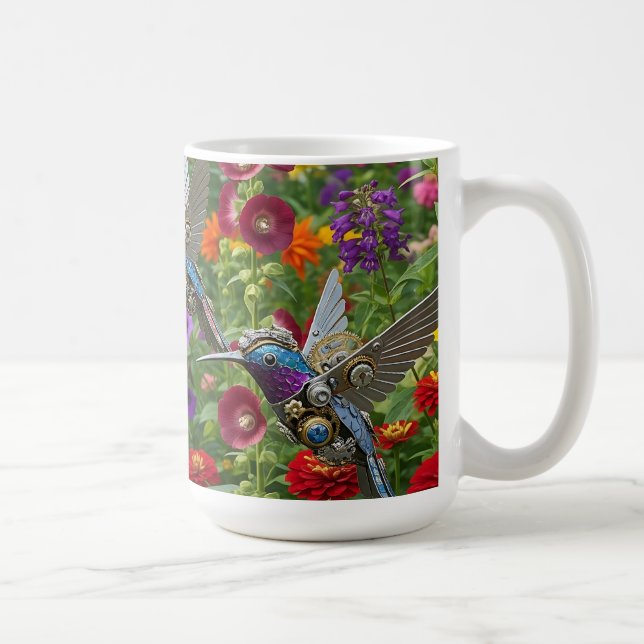 Steampunk-kolibris Kaffemugg (Höger)